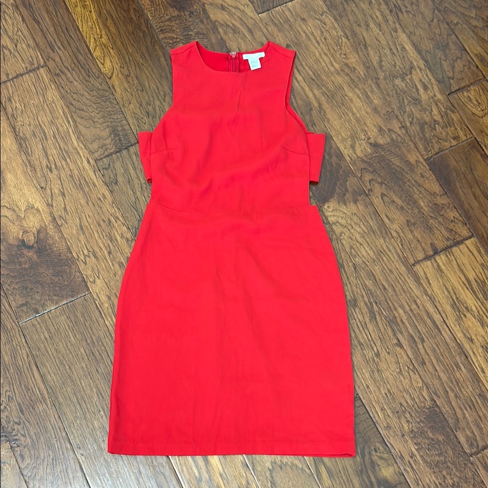 Chic Red Sleeveless Dress